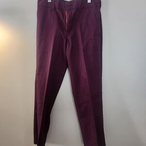 Dickies Men's Deep Purple Skate/work Pants 32 X 30